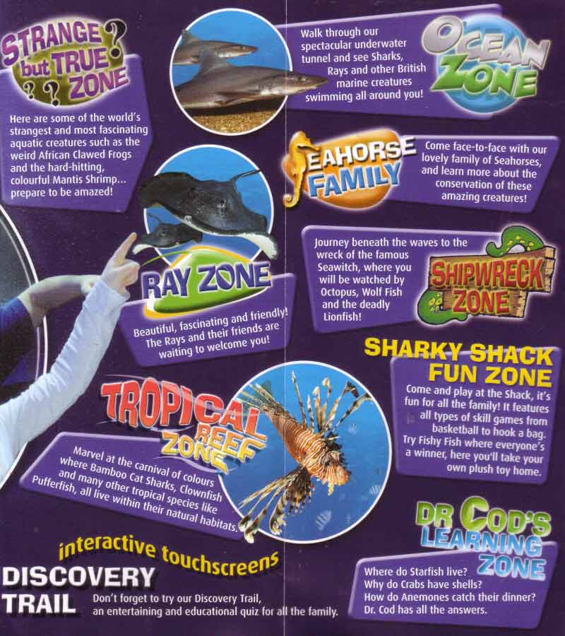 Chestertourist.com - Rhyl Sea Aquarium Page Four CLOSED